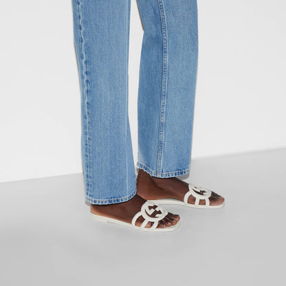 Sandales à motif GG pour femme