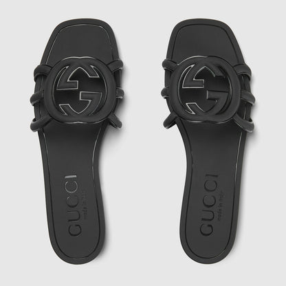 Sandales à motif GG pour femme